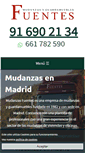 Mobile Screenshot of mudanzasenmadrid.es